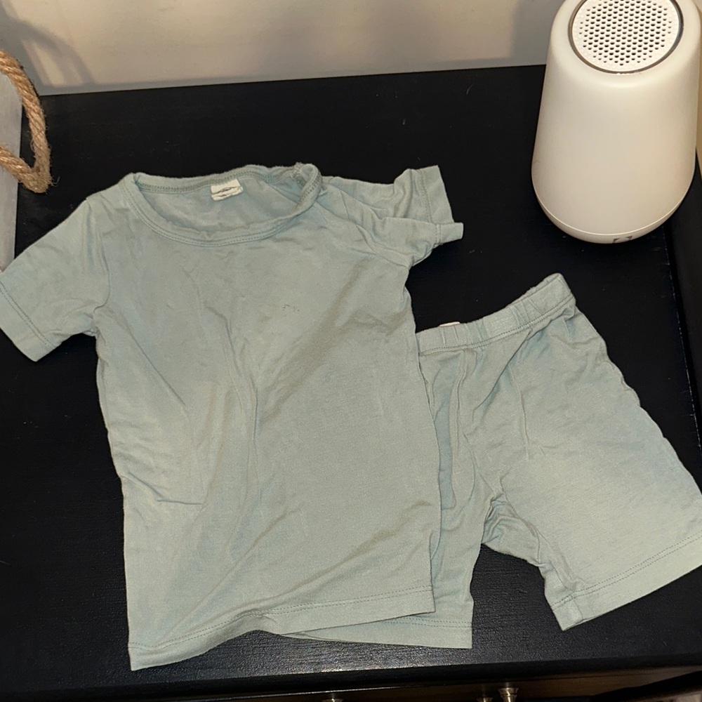 Light Blue T-Shirt and Shorts Set